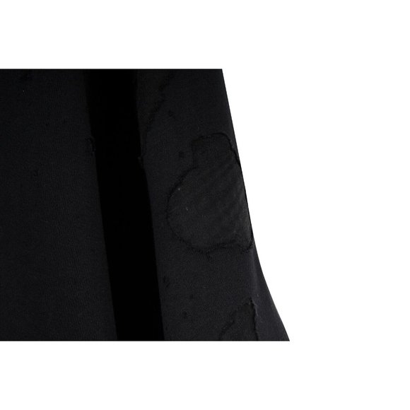 Givenchy Mens Logo T Shirt Large Black Pink Distressed Cotton Barneys NY Collab - Picture 5 of 9